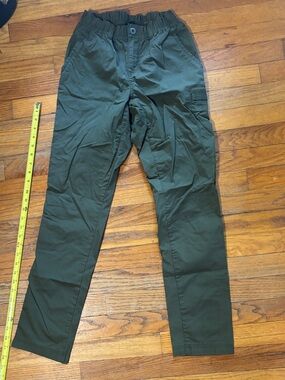 Prana Women's Olive Straight-Leg Utility Pants